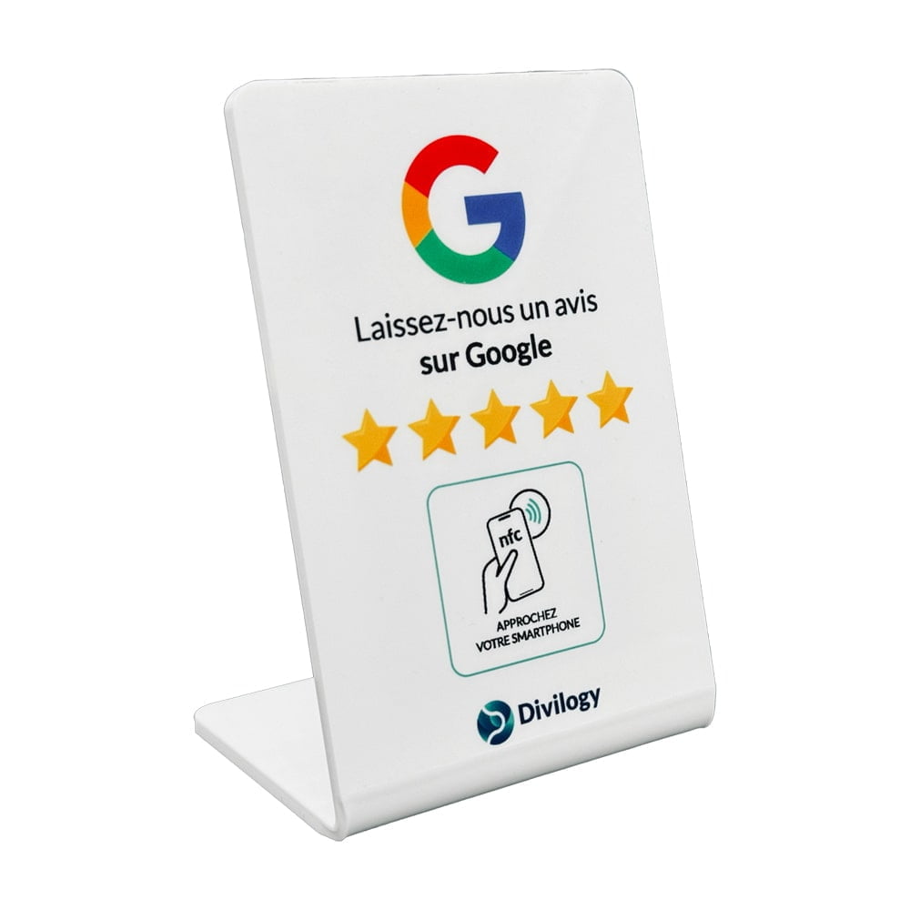 Carte Avis Google NFC - Image Principale