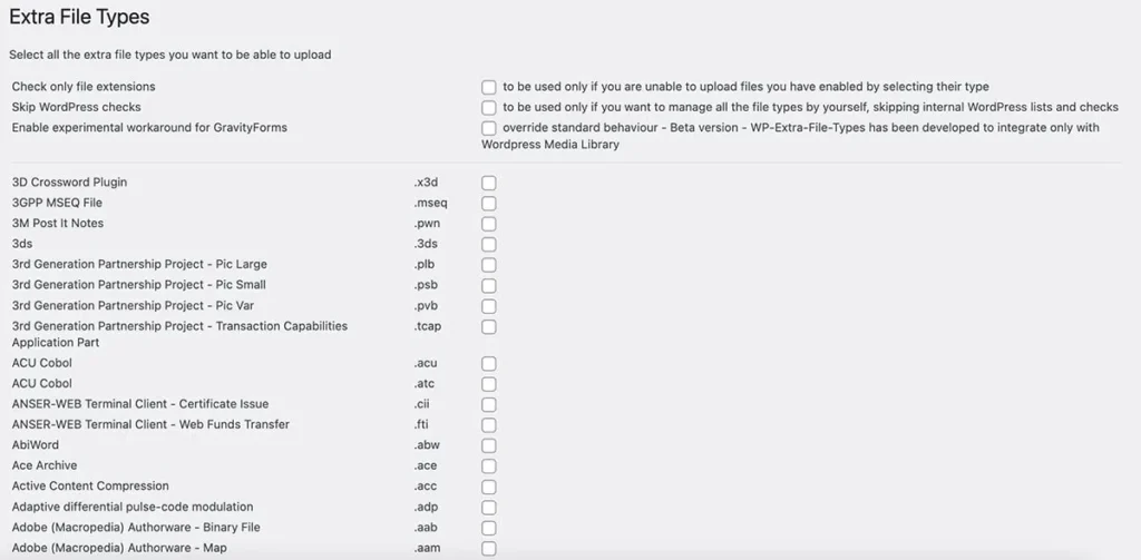 Ajouter une police sur Divi - Via WP Extra File Types